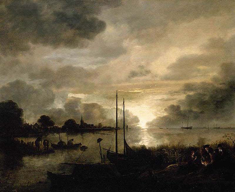 Estuary by Moonlight